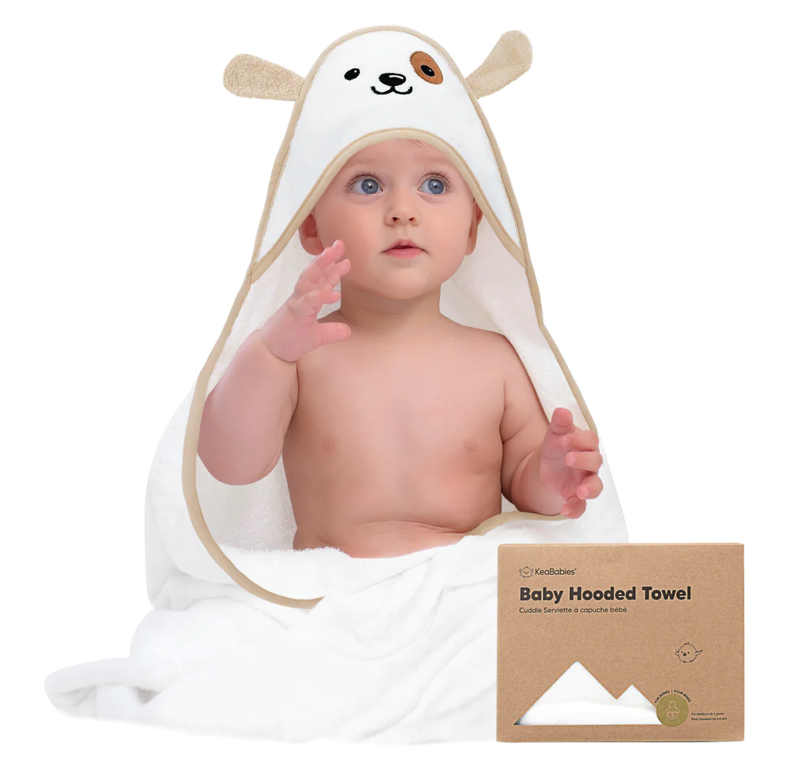 Cuddle Organic Bamboo Baby Hooded Towel