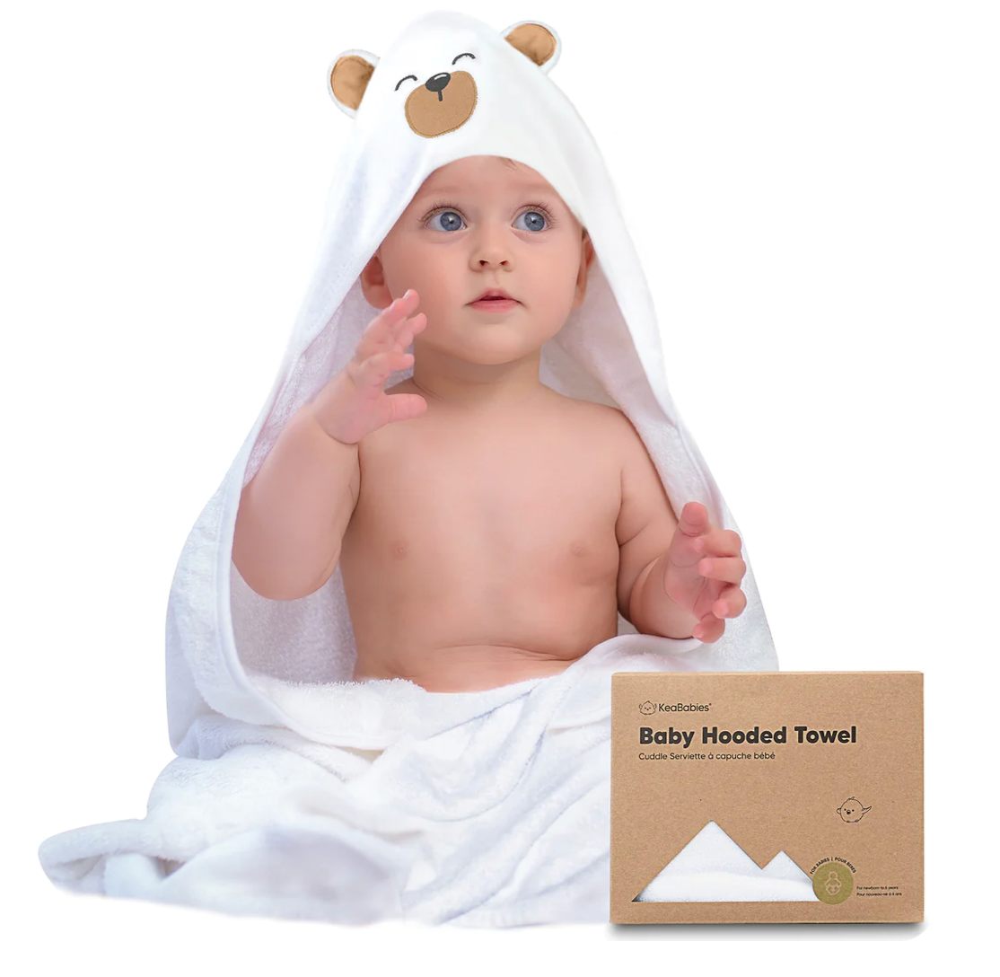 Cuddle Organic Bamboo Baby Hooded Towel