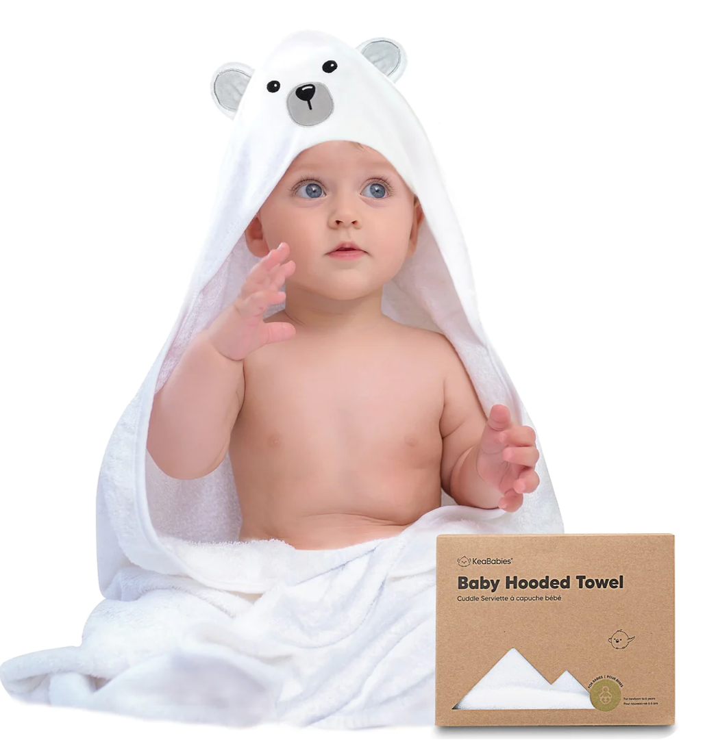 Cuddle Organic Bamboo Baby Hooded Towel