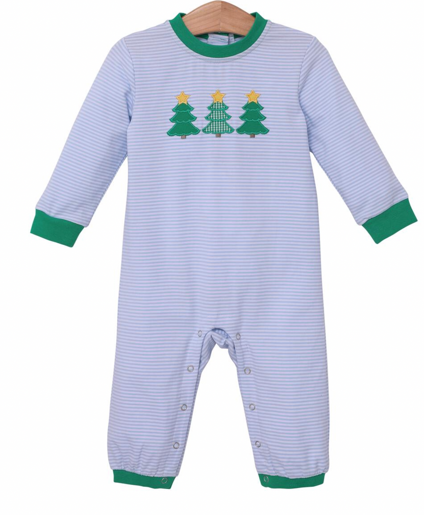 Boy Christmas Tree Romper