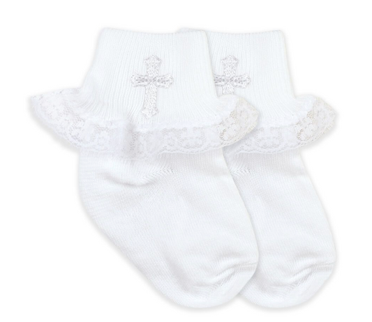 Lace Christening Socks