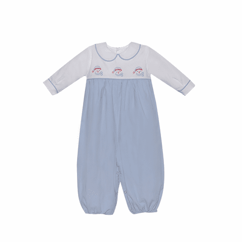 Blue Snowman Romper