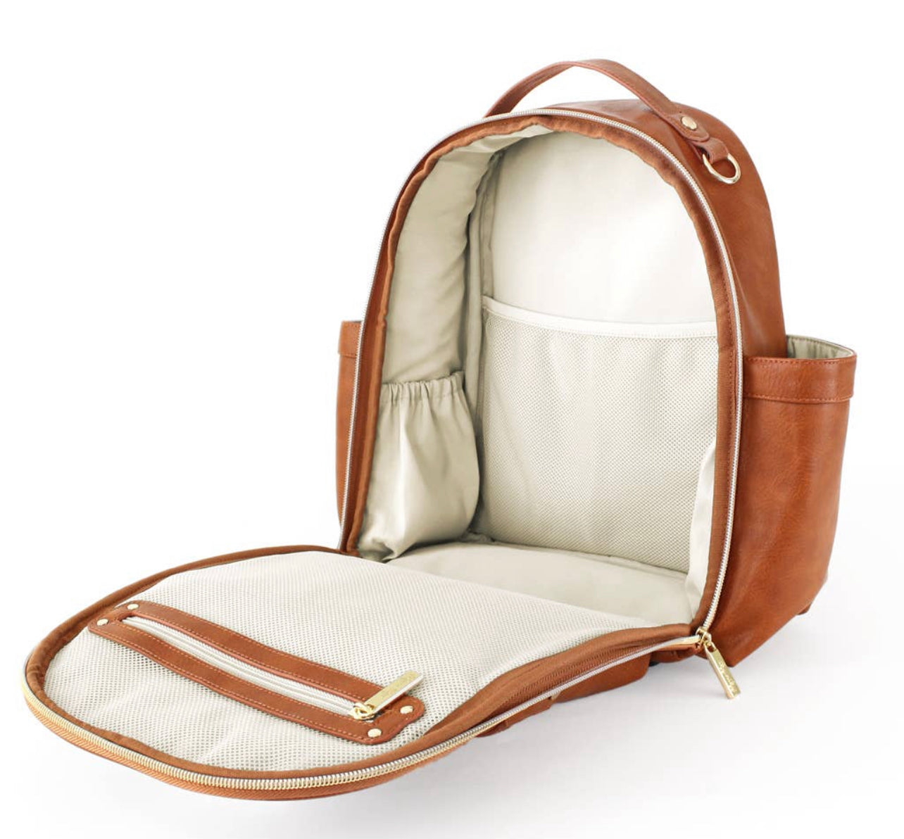 Cognac Itzy Mini Diaper Bag Backpack