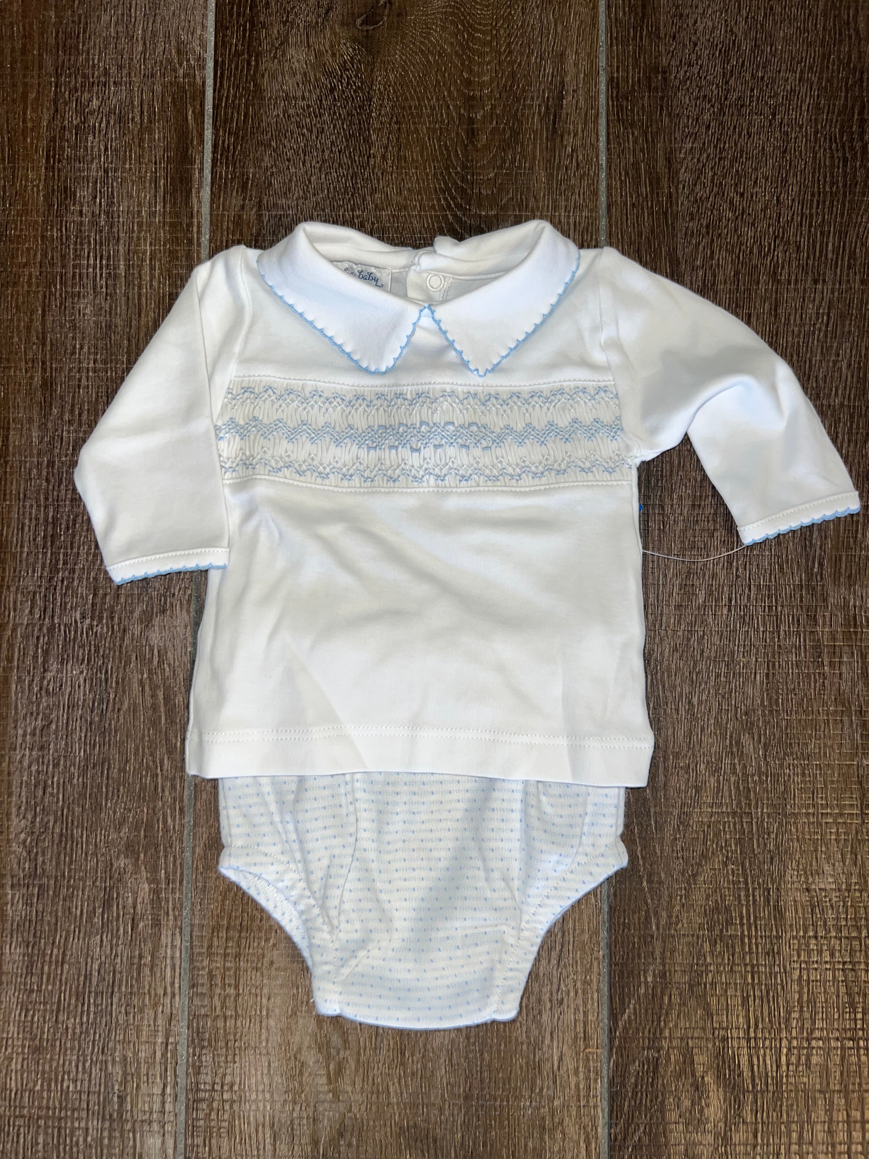 Smocked Diaper Cover Set