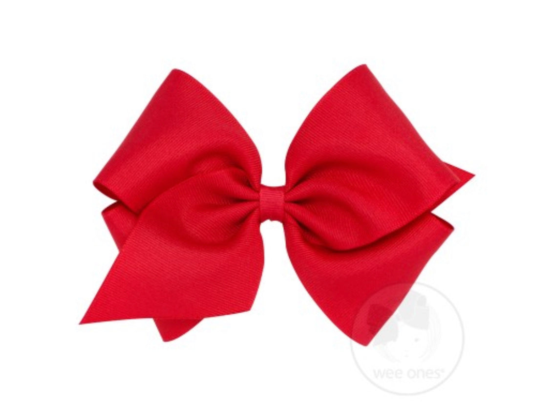 Red Grosgrain Bows