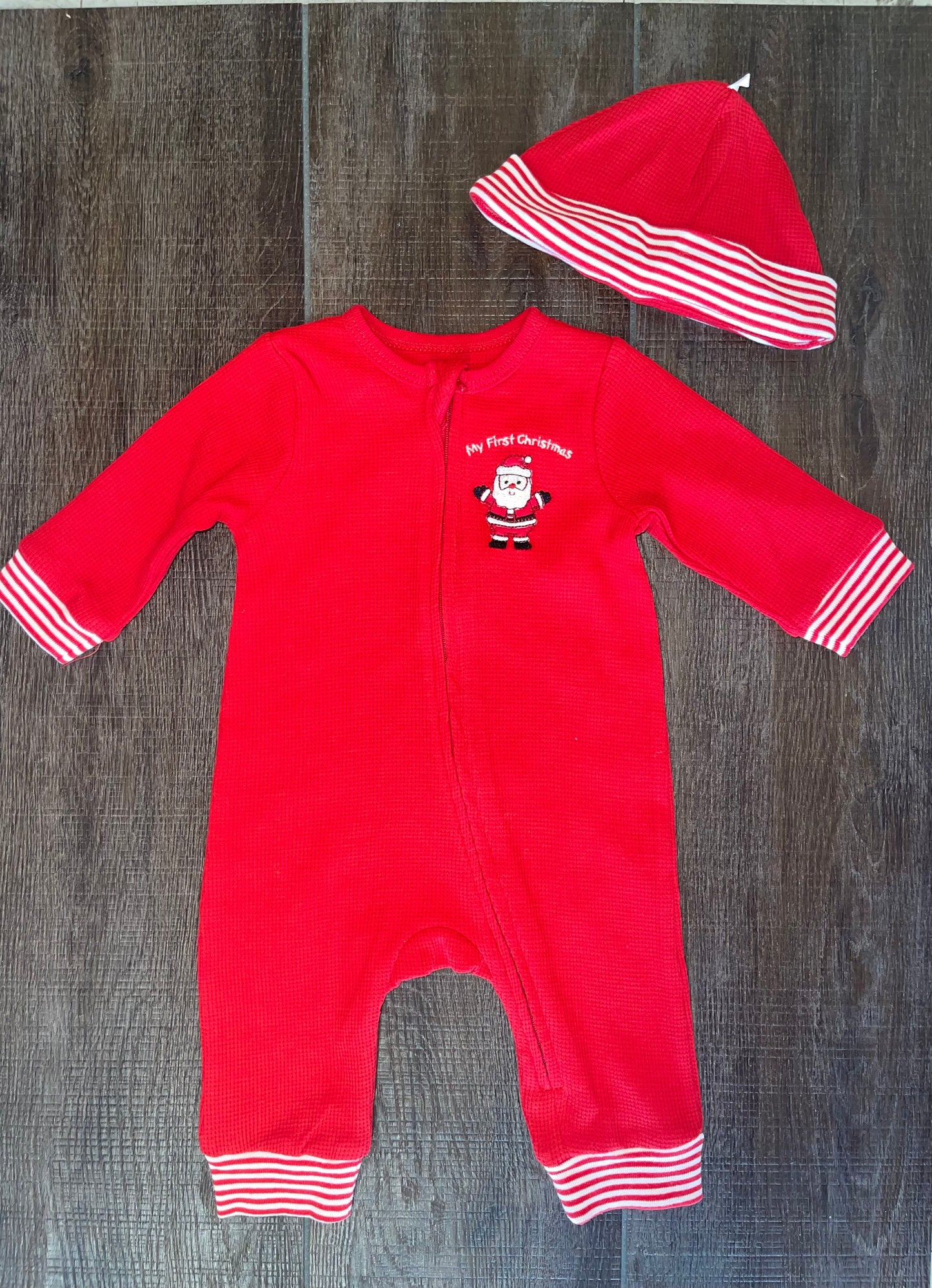 “My First Christmas” Santa Romper