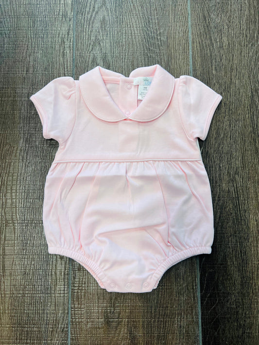 Baby Collar Pink Pima Bubble