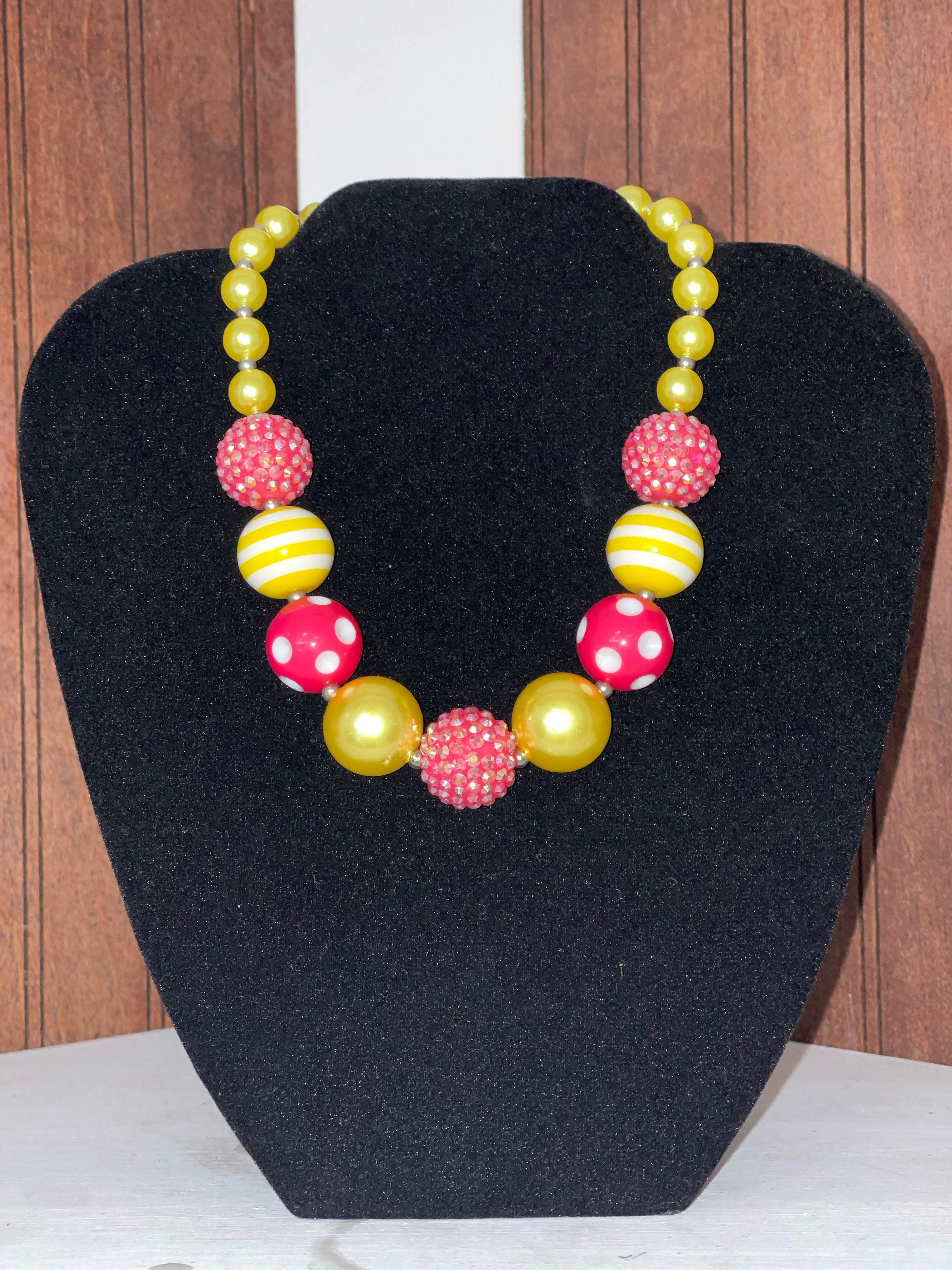 Yellow & Pink Necklace