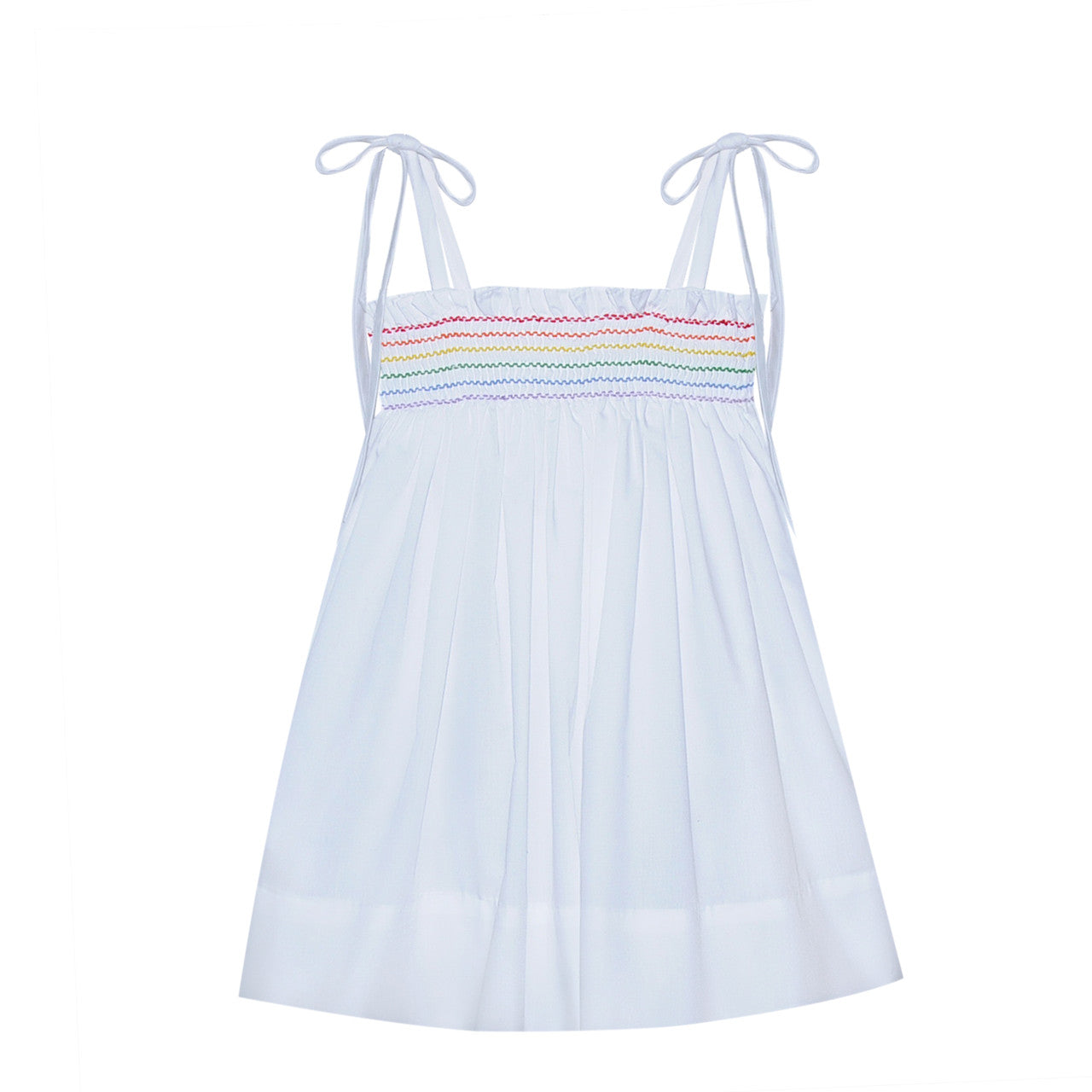 Vivian Smocked Tie Dress