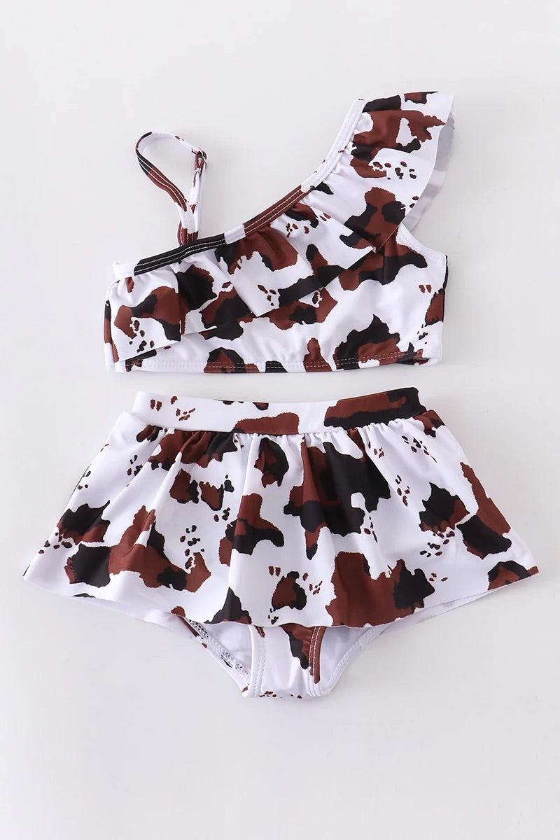 Cow 2 pc Swim Suit