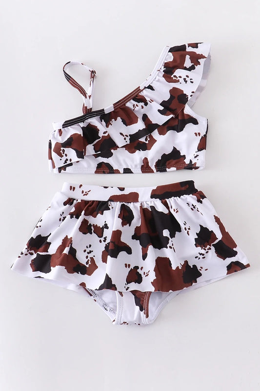 Cow 2 pc Swim Suit