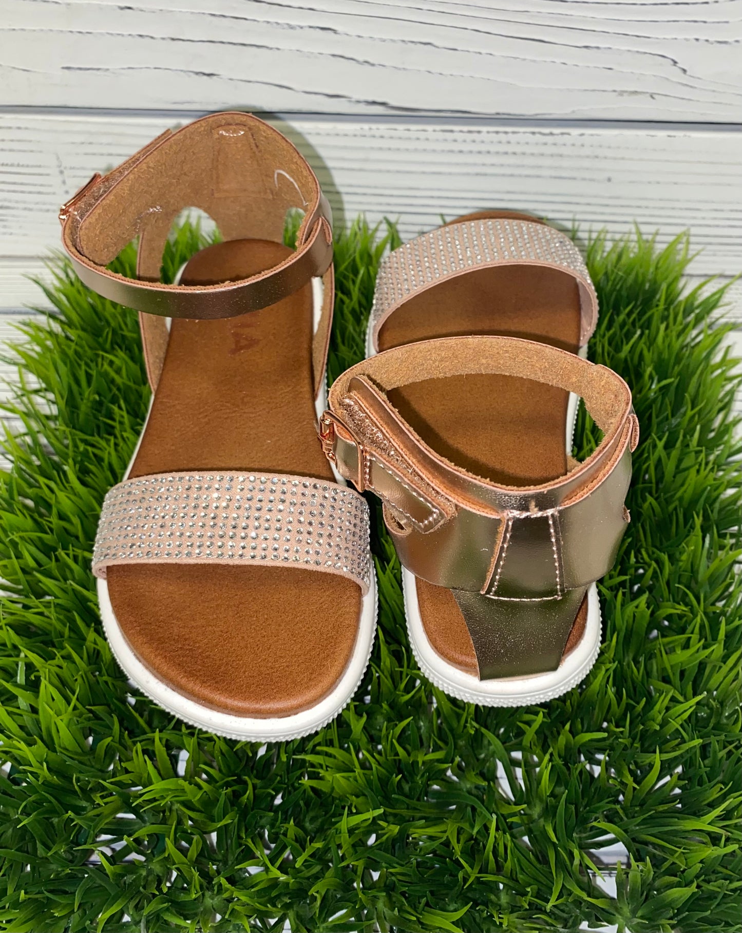 Ellen Rose Gold Sandals- Kid