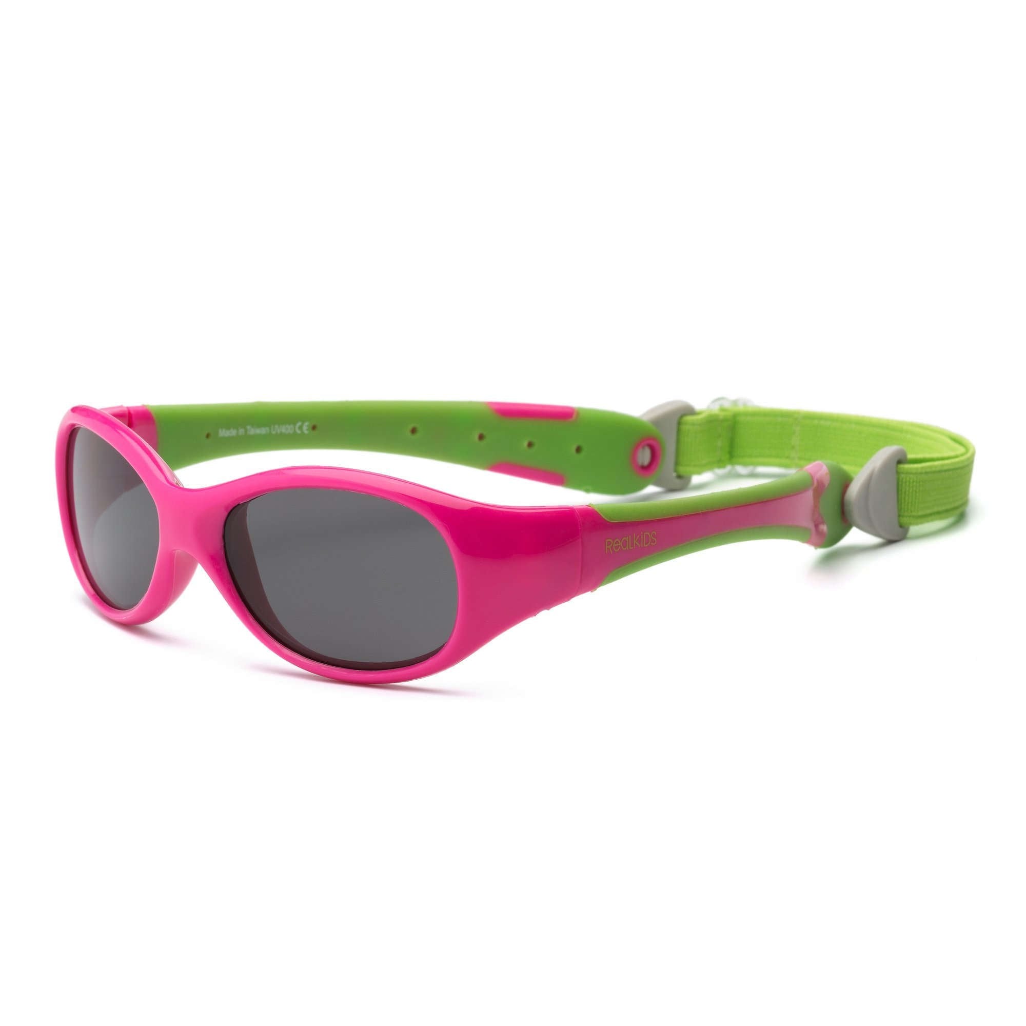 Explorer 2+ Cherry Pink/Lime Green Sunglasses