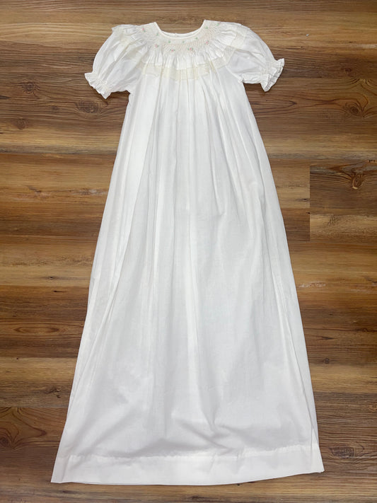 White Christening Lace Gown