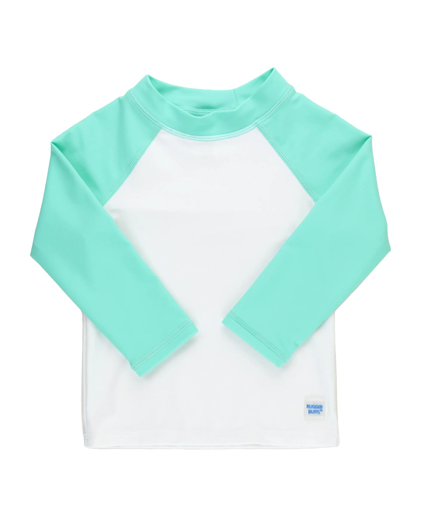 Boys Aqua Long Sleeve Rash Guard