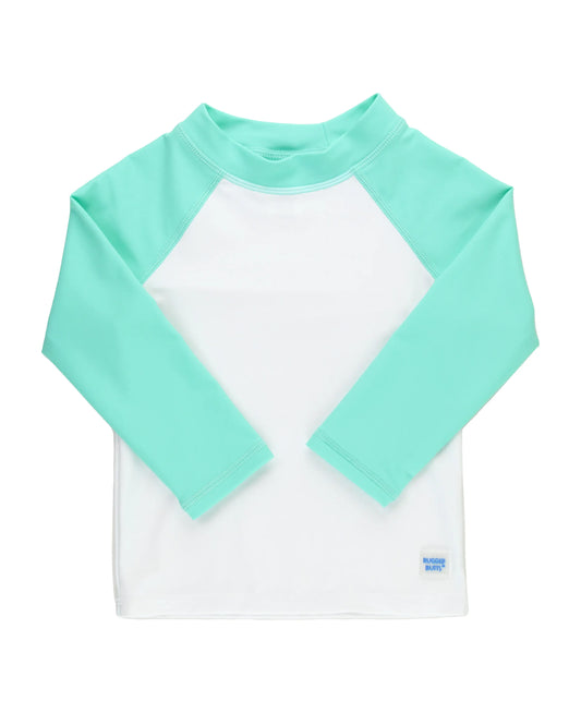 Boys Aqua Long Sleeve Rash Guard