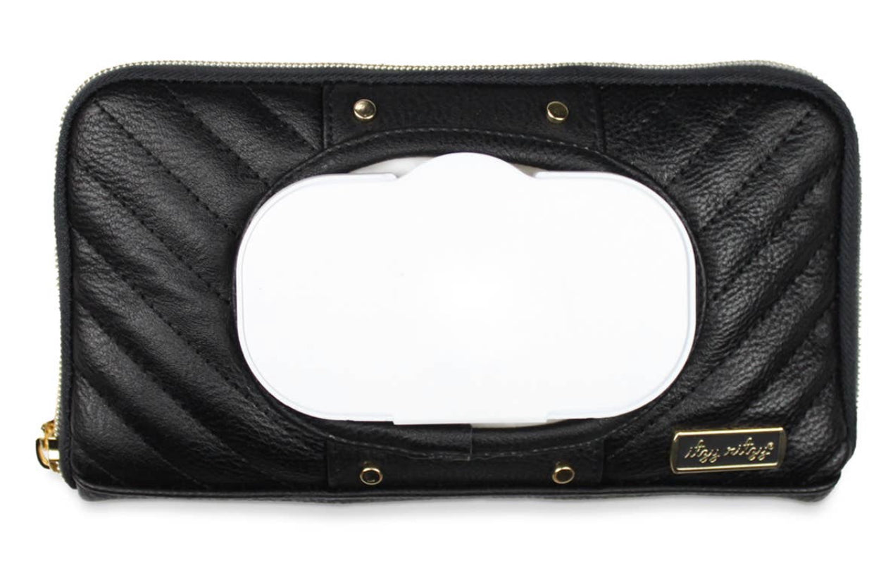 Jetsetter Black Travel Wipes Case