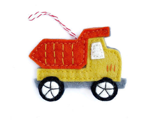 Dump Truck Ornament