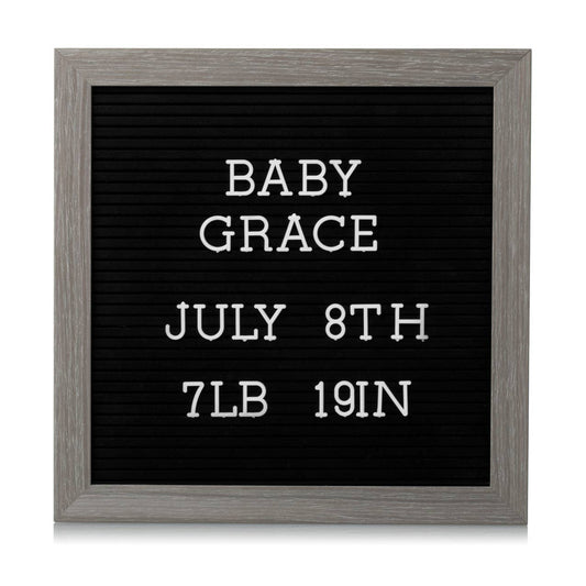 Rustic Wooden Letterboard Set