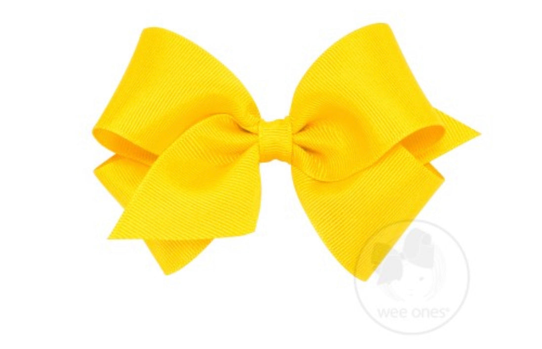 Yellow Grosgrain Bows