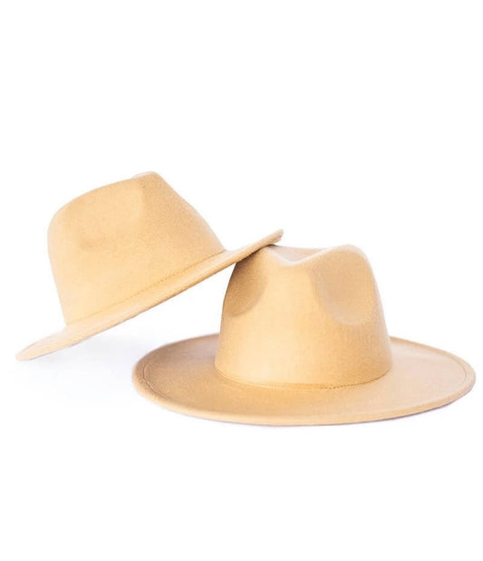 Bordeaux Flat Brim Hat