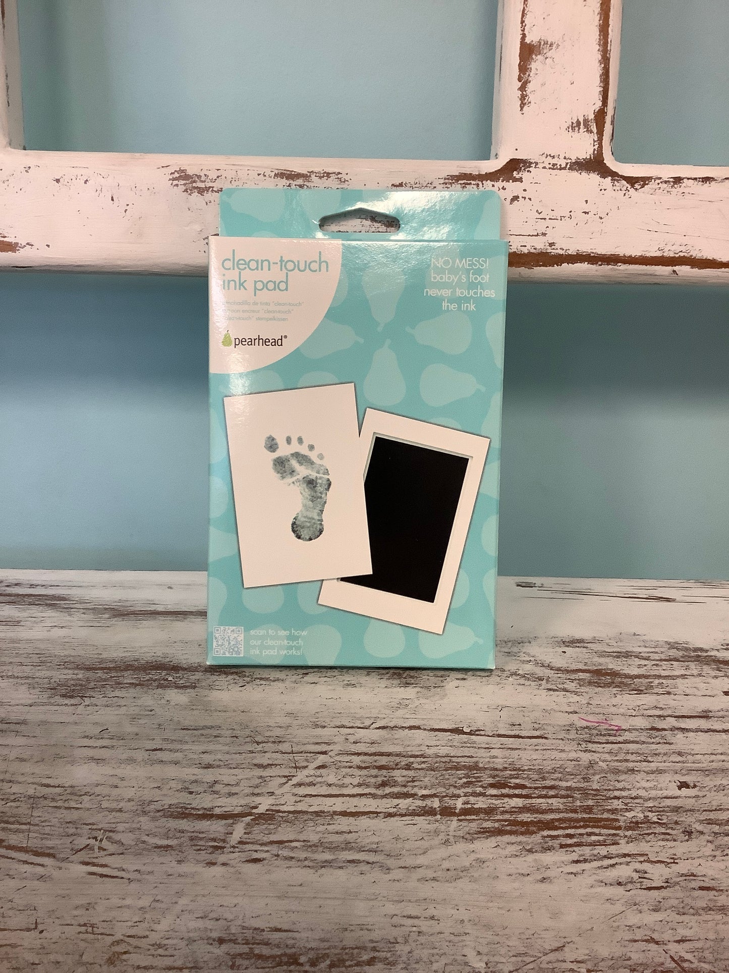 Pearhead Black Handprint or Footprint Ink Pad