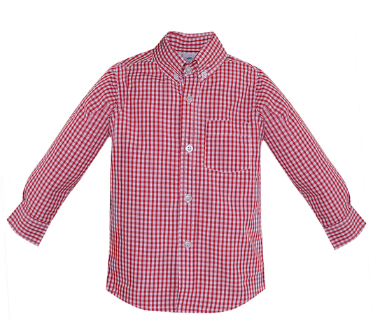 Button Down Red Shirt