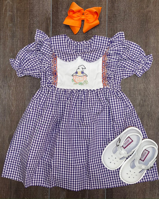 Purple Jack-O-Lantern Dress