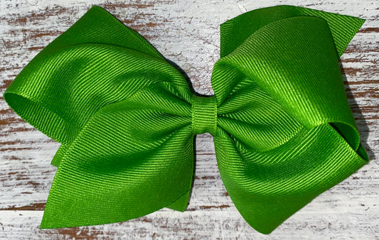 Green Grosgrain Bows