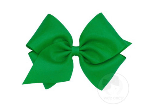 Green Grosgrain Bows