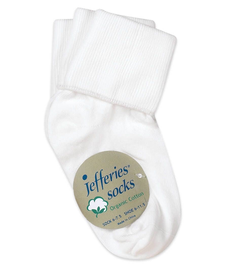 Organic Cotton Cuff Socks