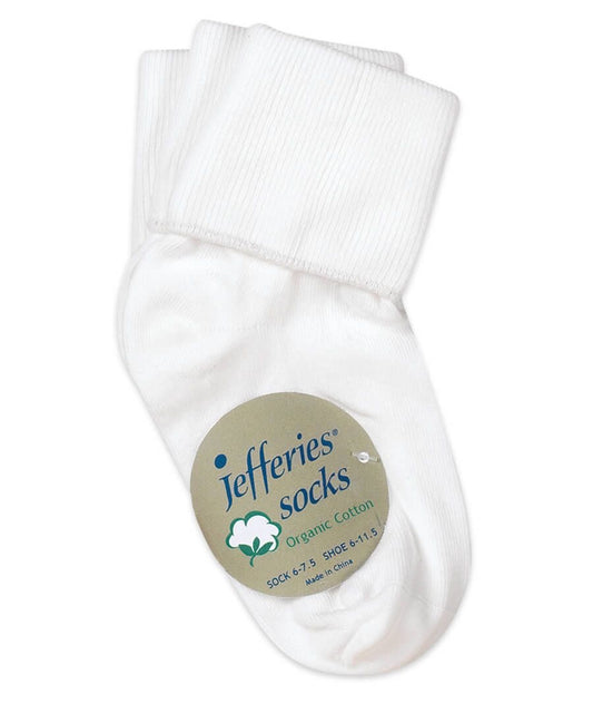 Organic Cotton Cuff Socks