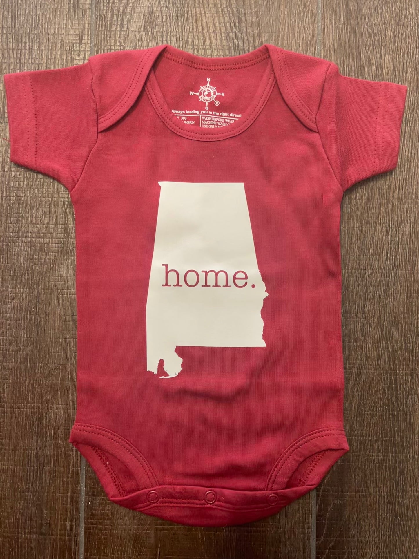 Alabama Home. Bodysuit