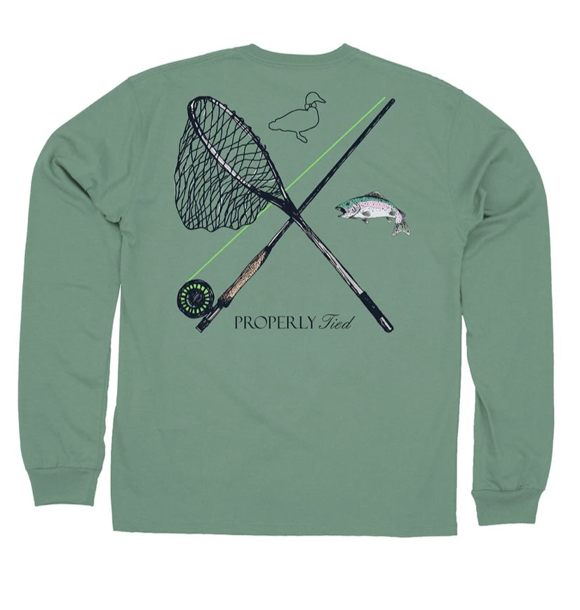 Trout Fishing Long Sleeve Shirt