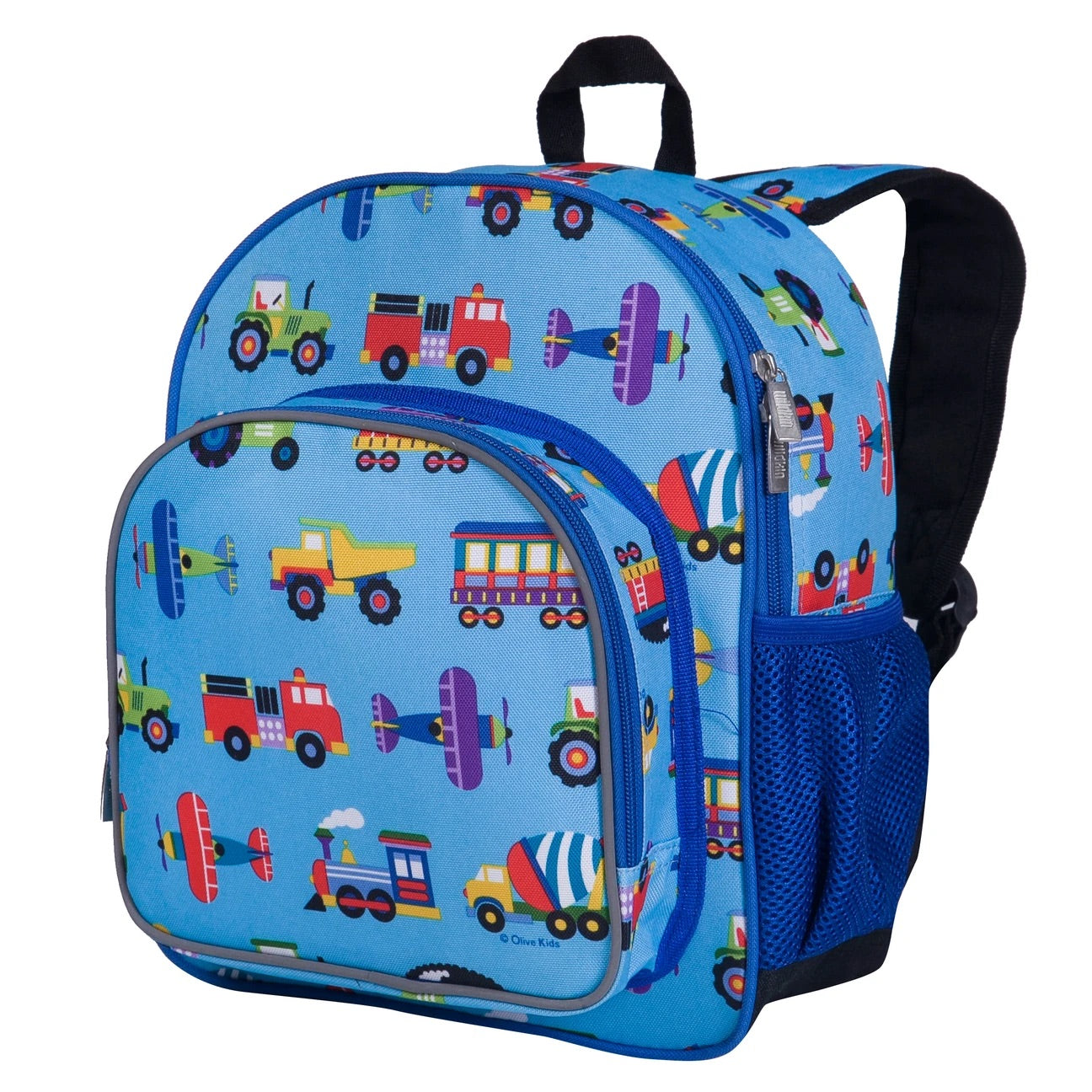 Trains, Planes, & Trucks Backpack- 12"