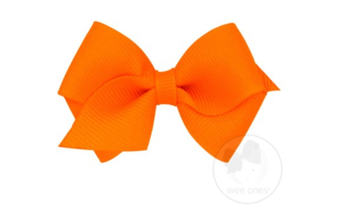 Orange Hair Bows